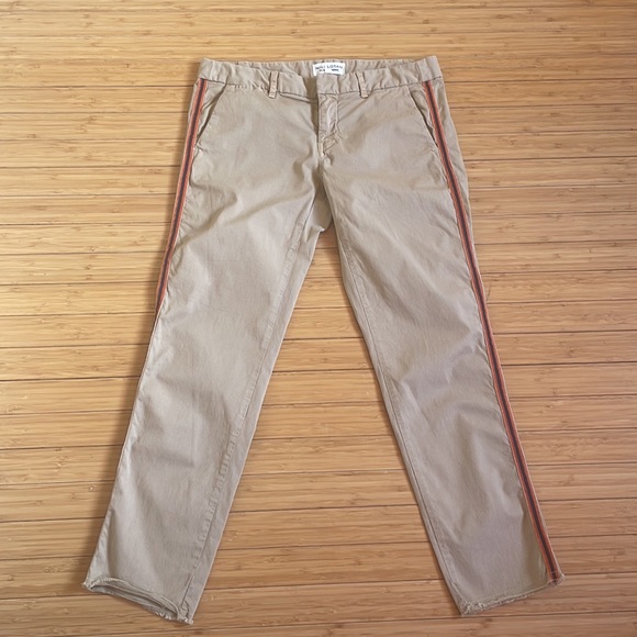 Nili Lotan East Hampton Desert Sand Side Stripe Pants - Picture 5 of 11